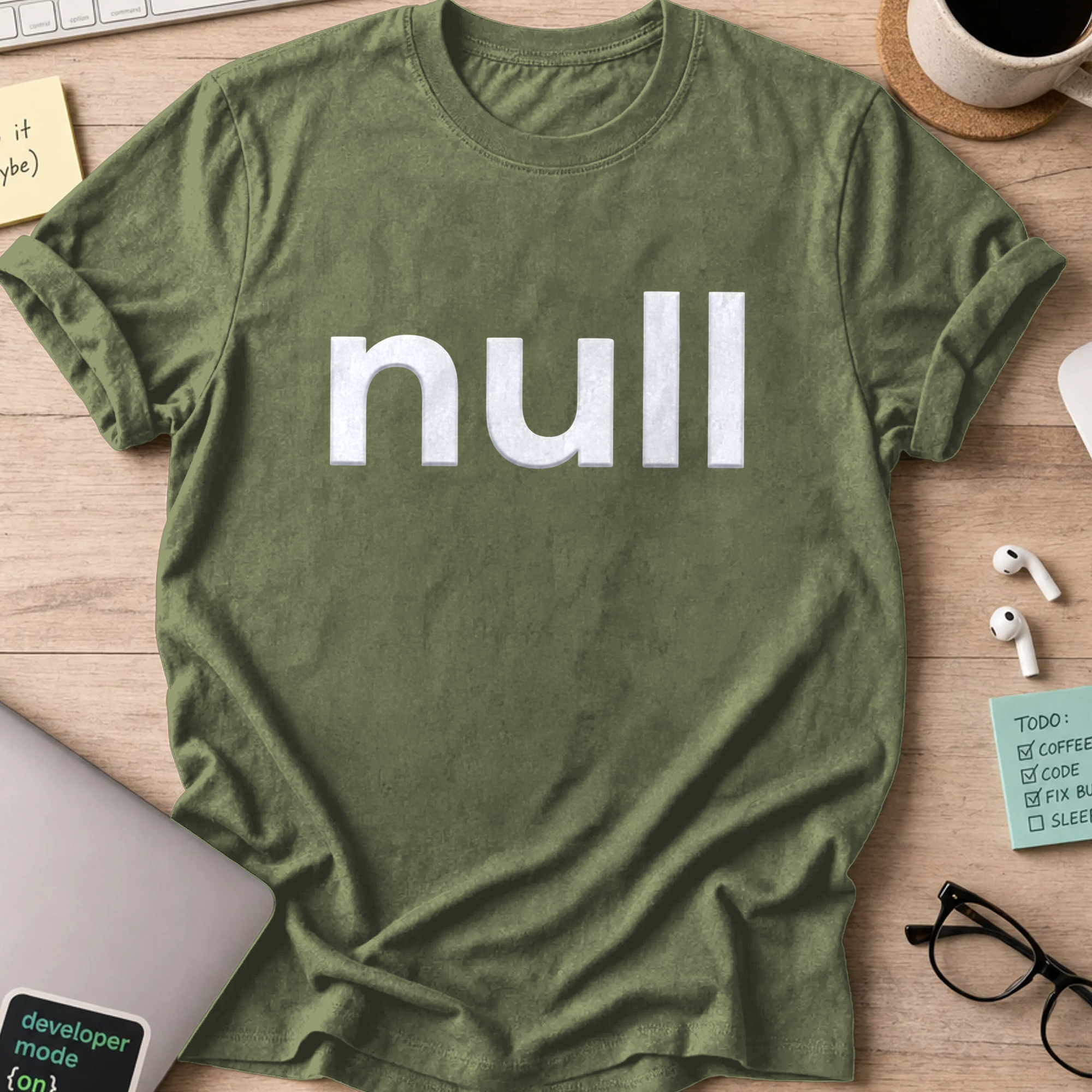 null shirt - Military Green