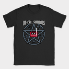 on call summons shirt — Black