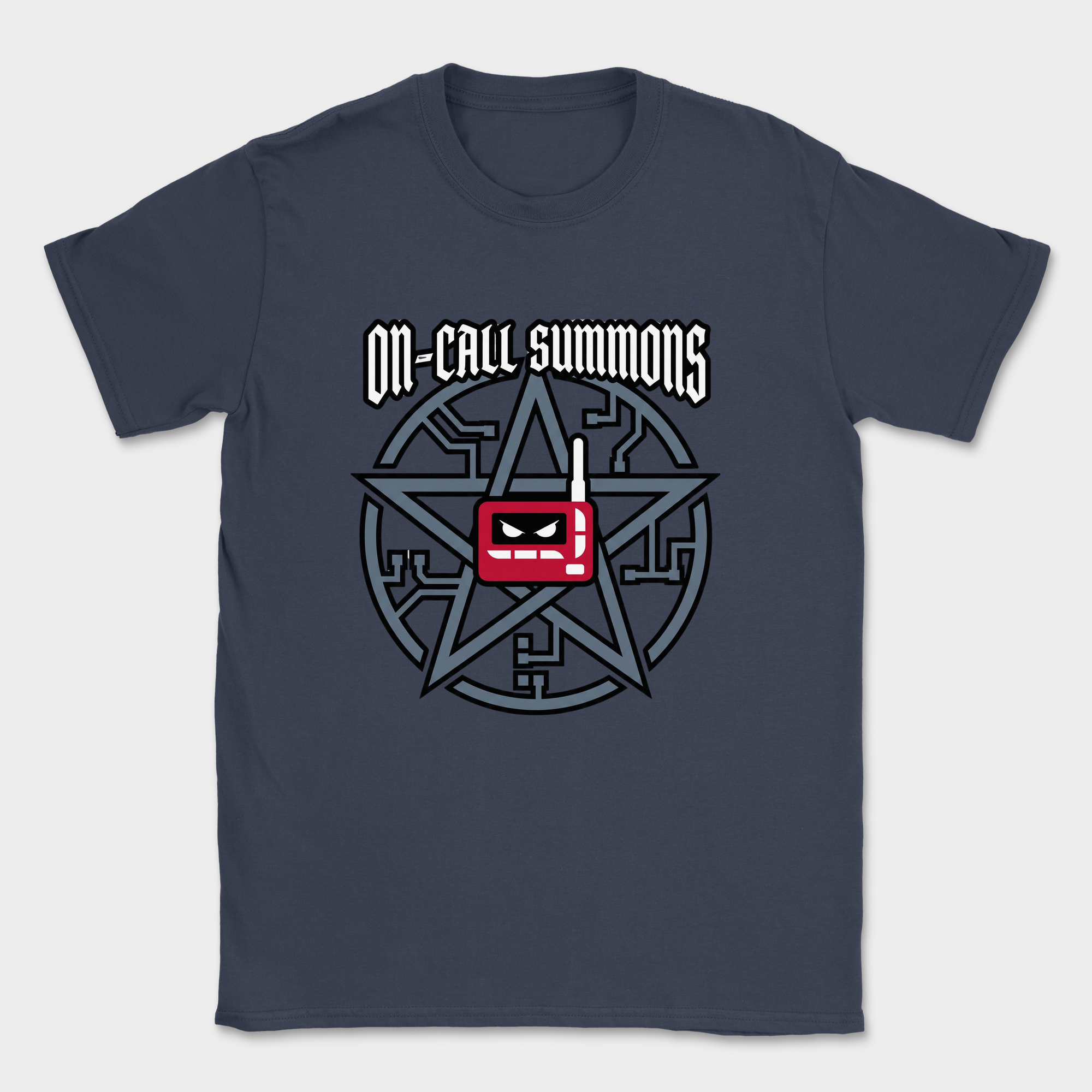 on call summons shirt — Navy