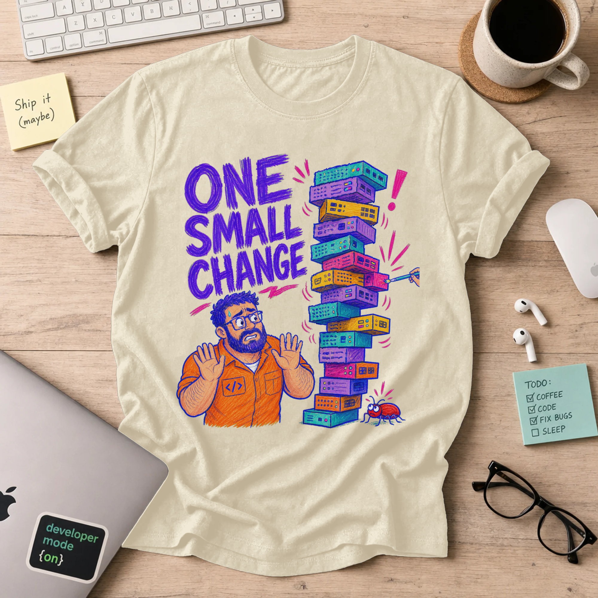 One Small Change Shirt — Natural