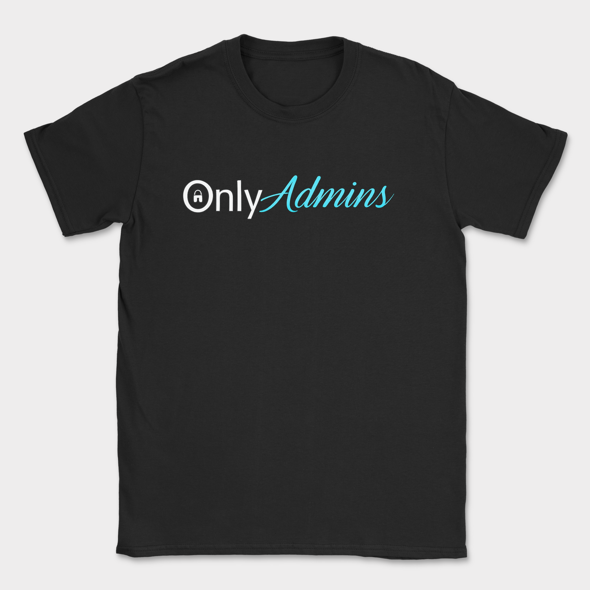 only admins shirt — Black