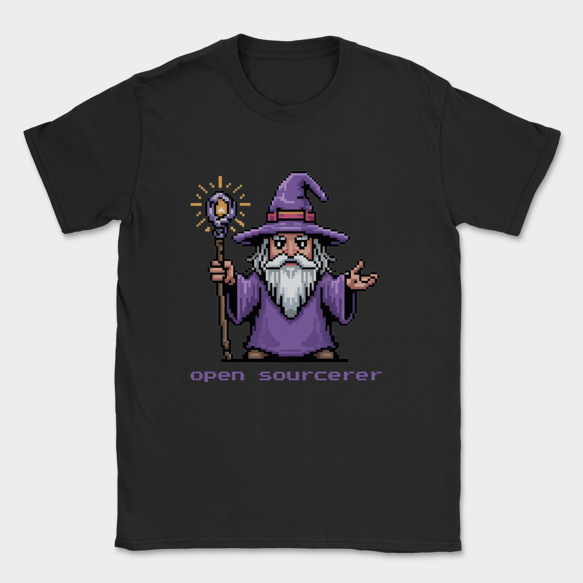 open sourcerer shirt — Black