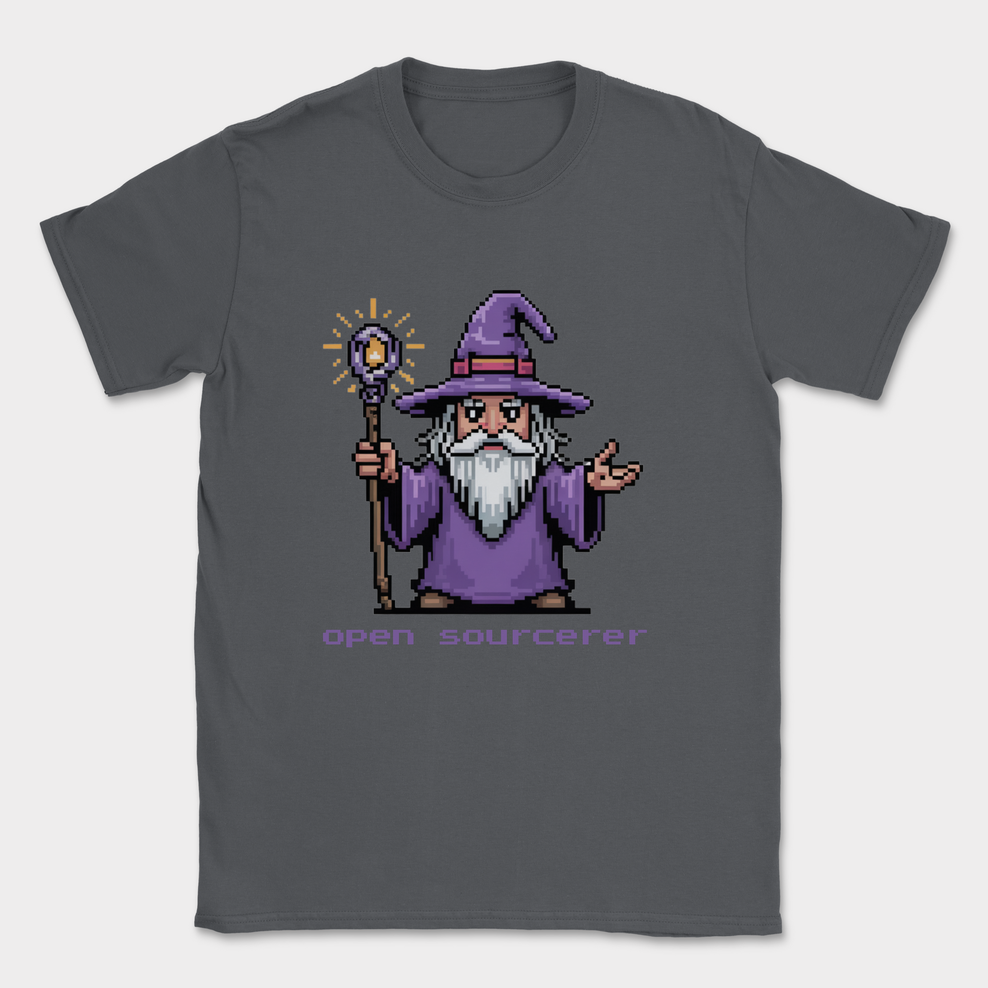 open sourcerer shirt — Dark Heather