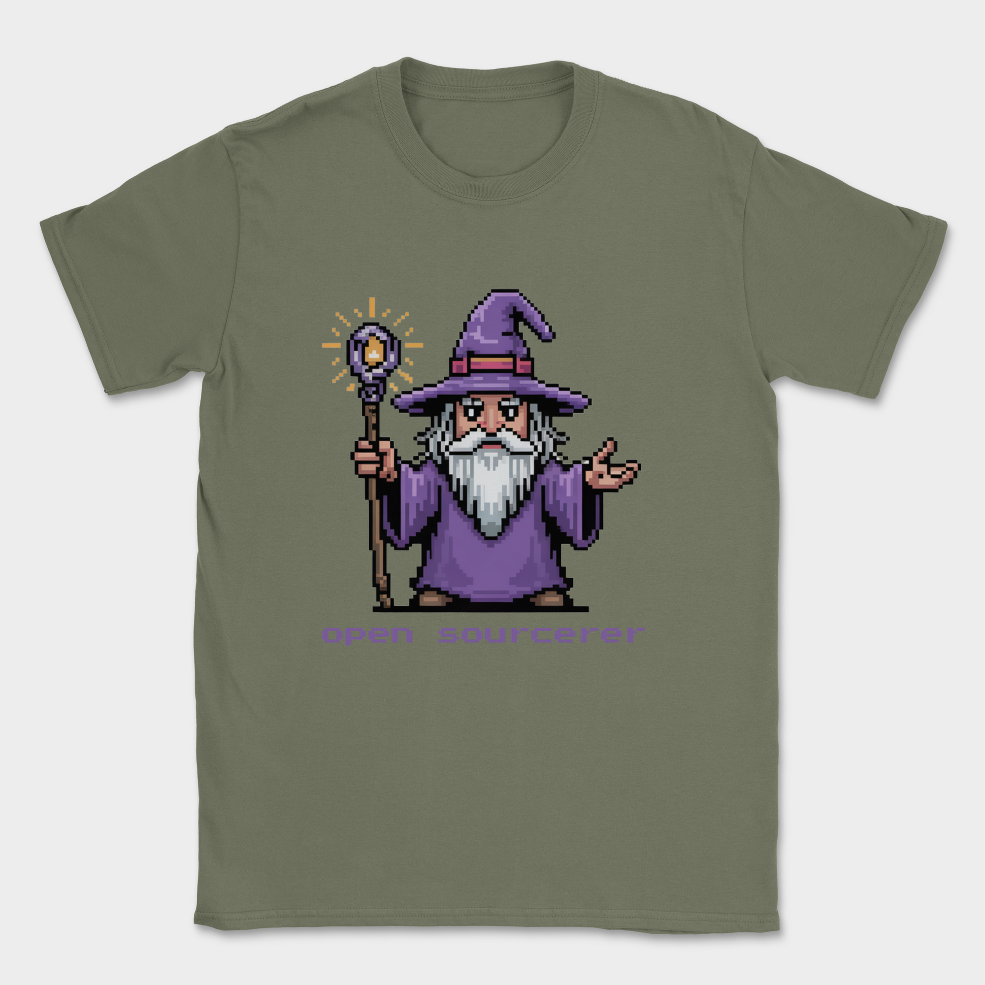 open sourcerer shirt — Military Green