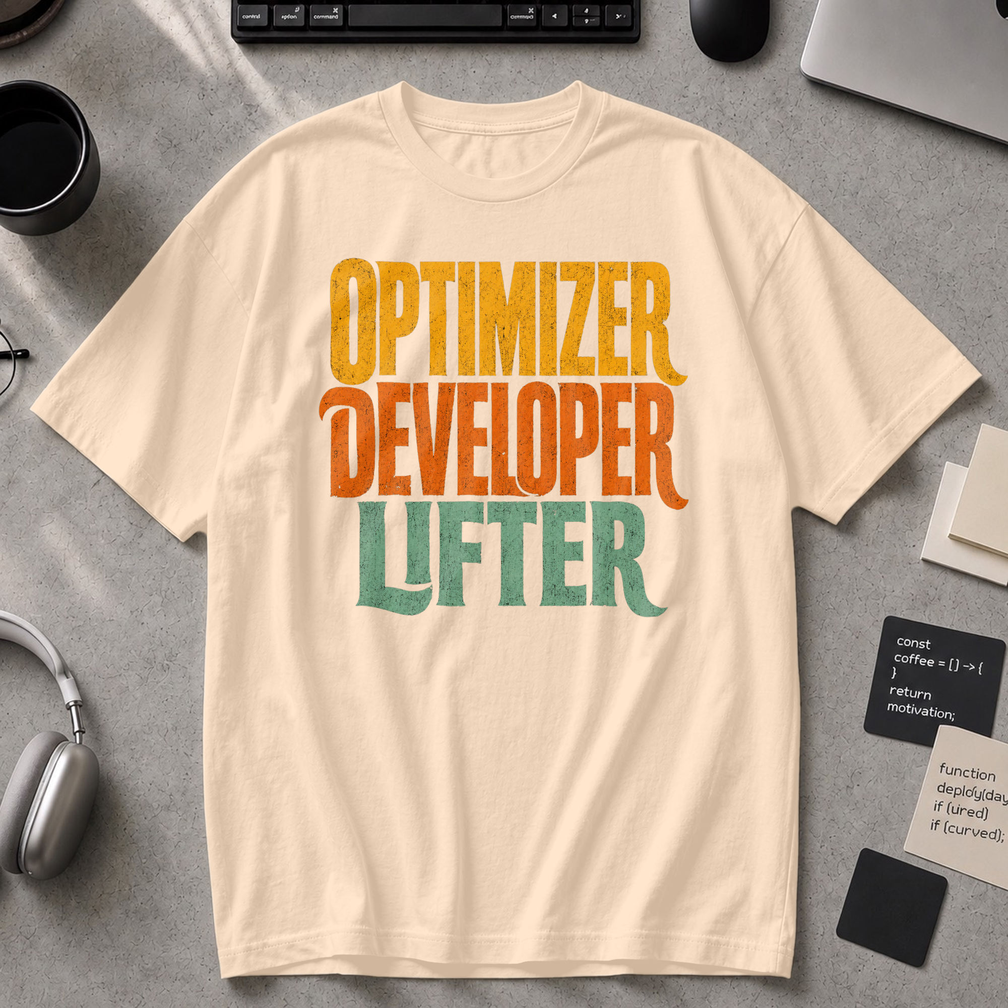 Optimizer Developer Lifter Premium Shirt - Ivory