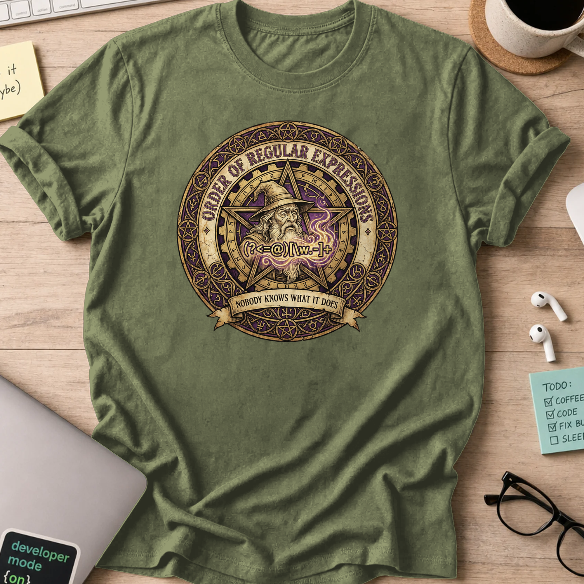 order of regular expressions shirt - Military Green