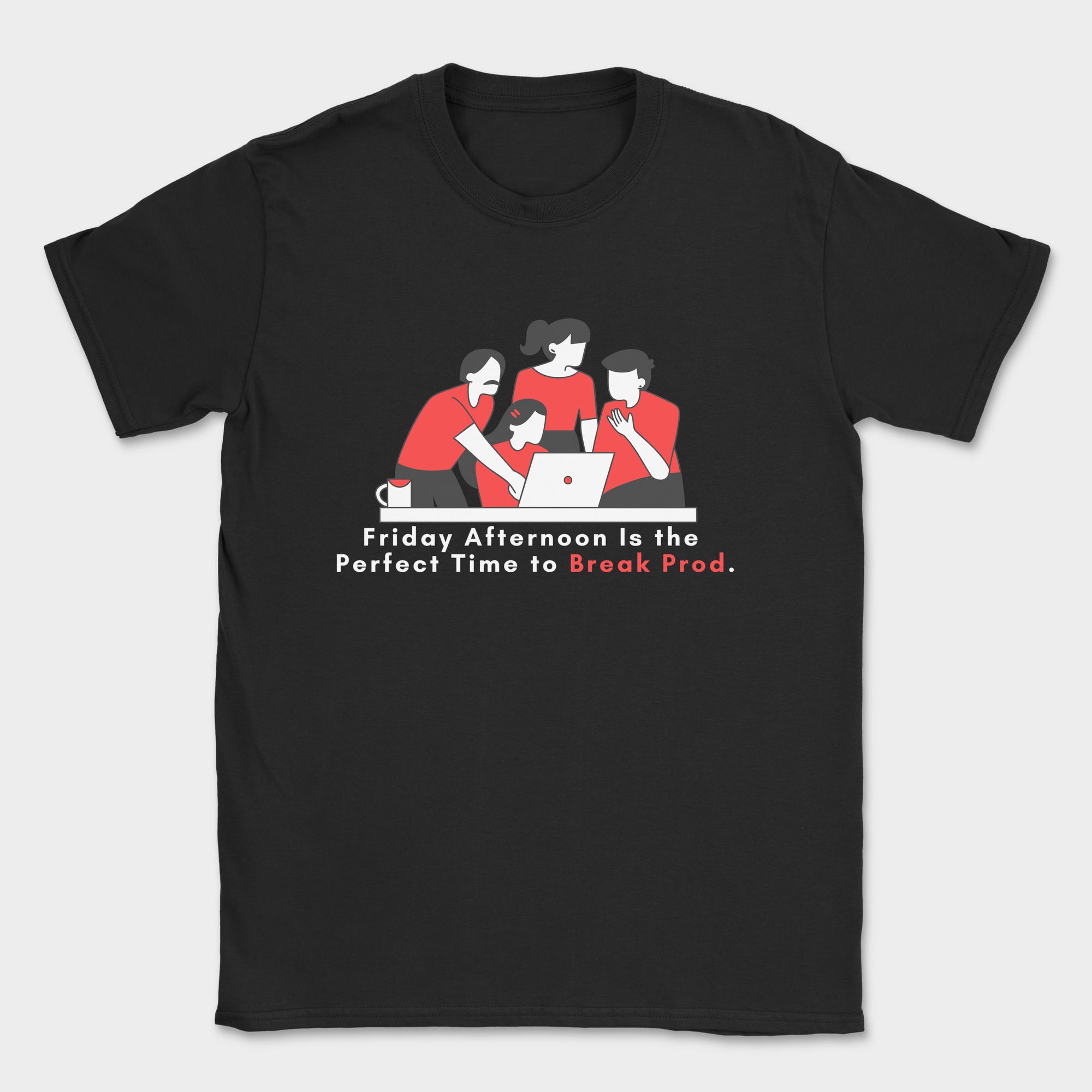 our friday afternoon activity shirt — Black