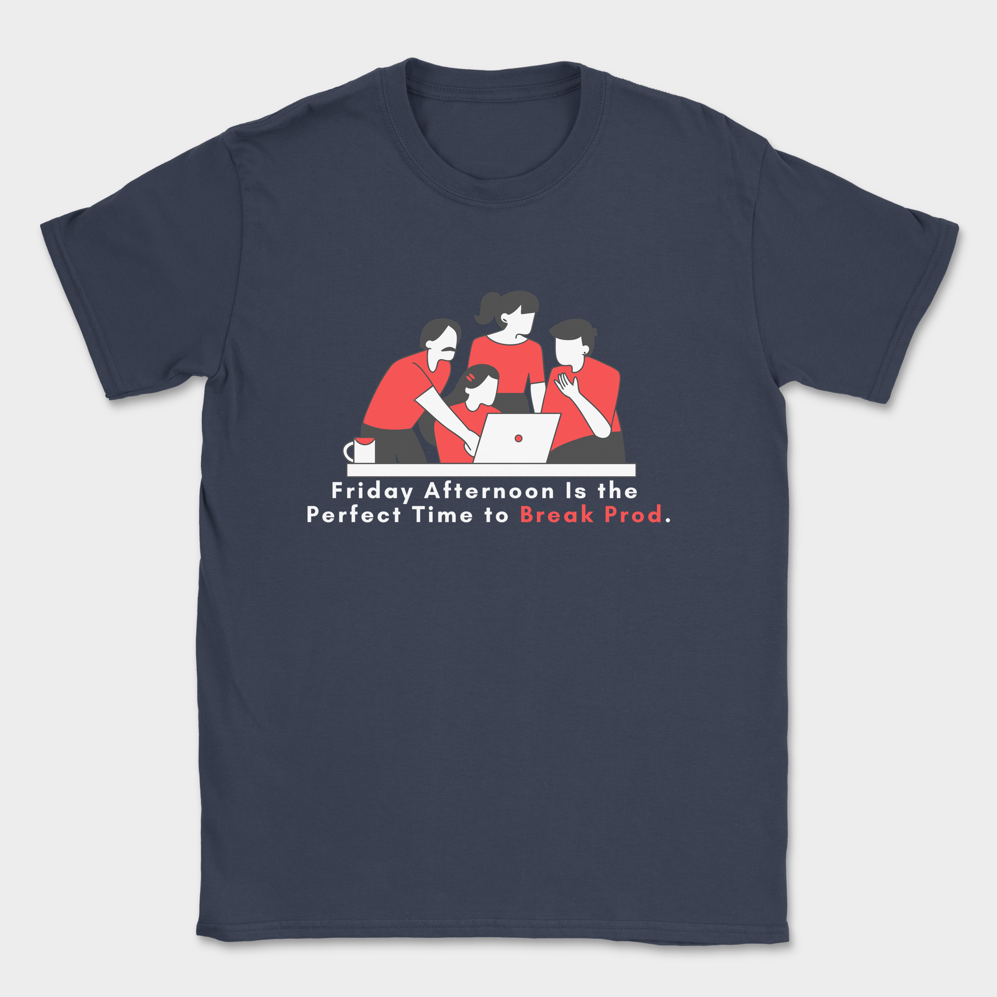 our friday afternoon activity shirt — Navy