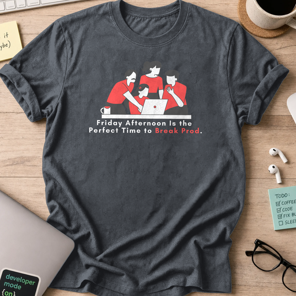 our friday afternoon activity shirt - Dark Heather