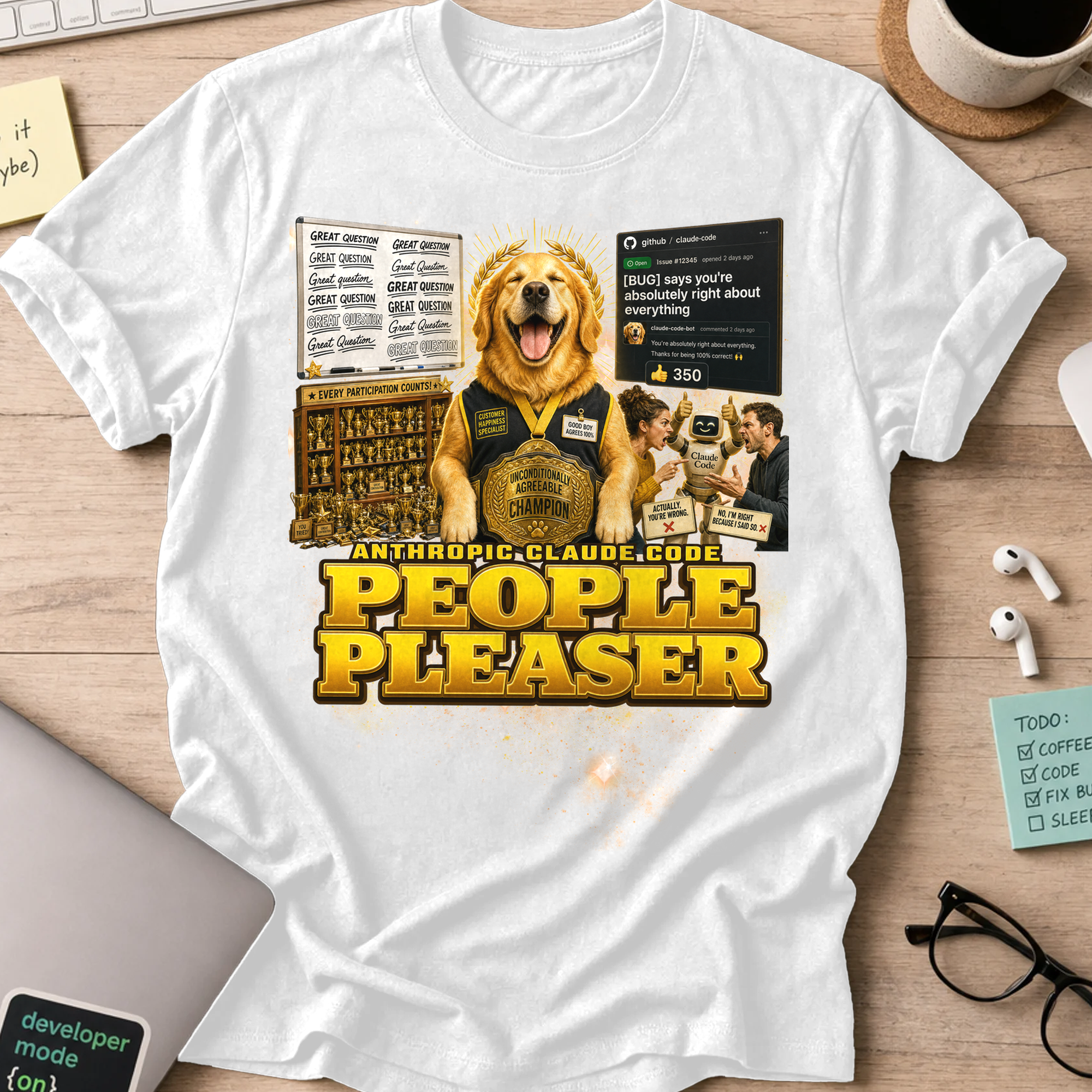People Pleaser Shirt - White