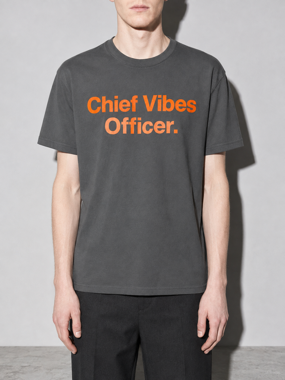 Chief Vibes Officer Graphic IT Nerd T-Shirt — Pepper zoom