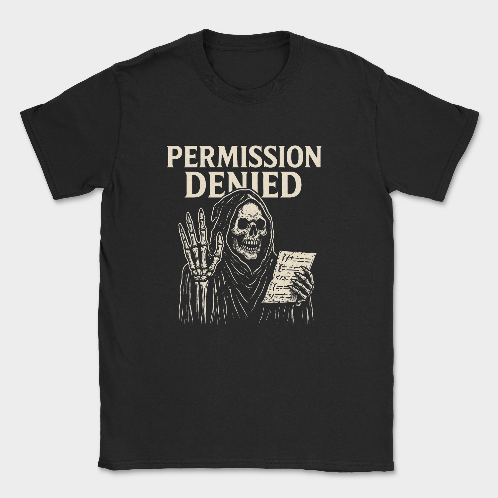Permission Denied shirt — Black