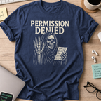 Permission Denied shirt - Navy