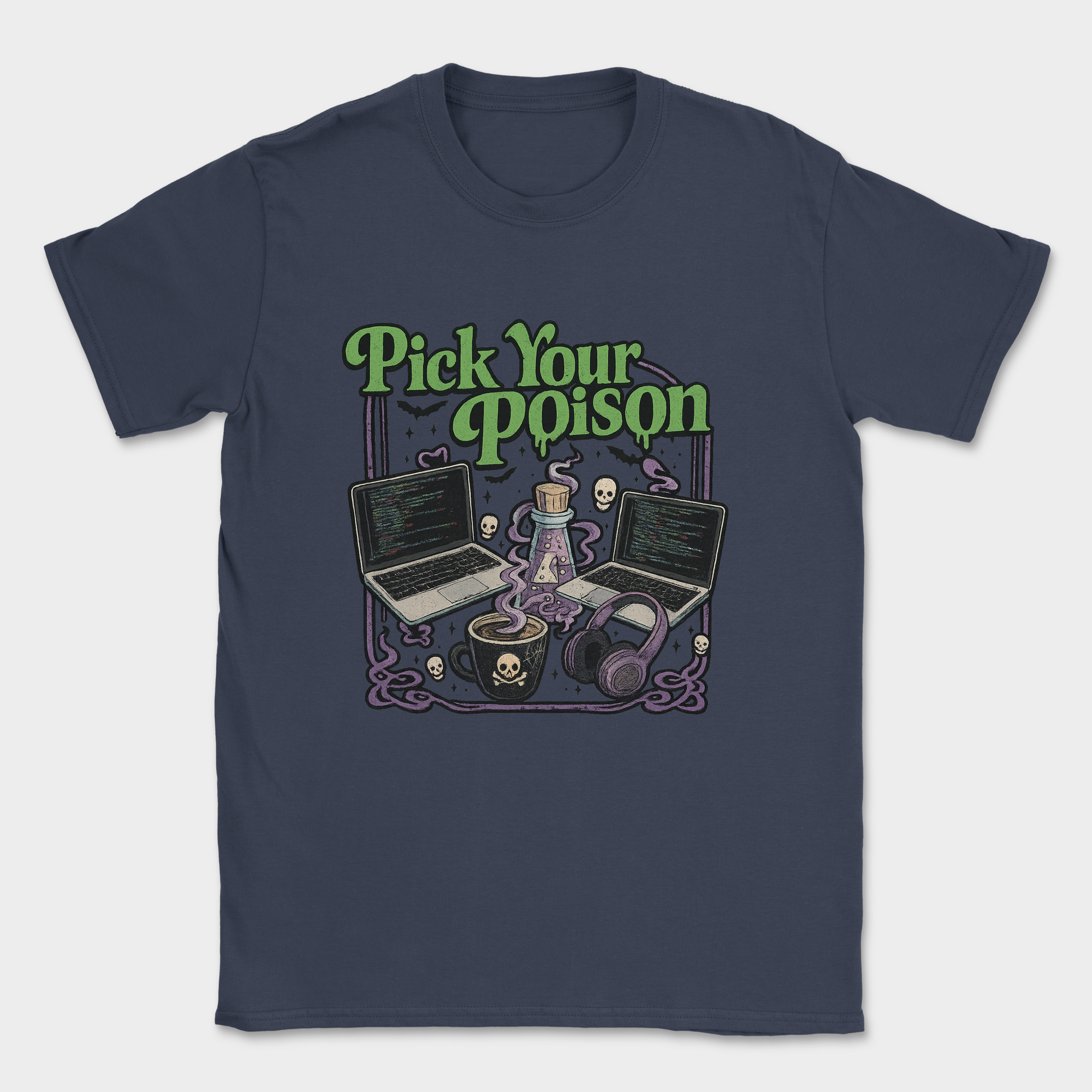 pick your poison shirt — Navy