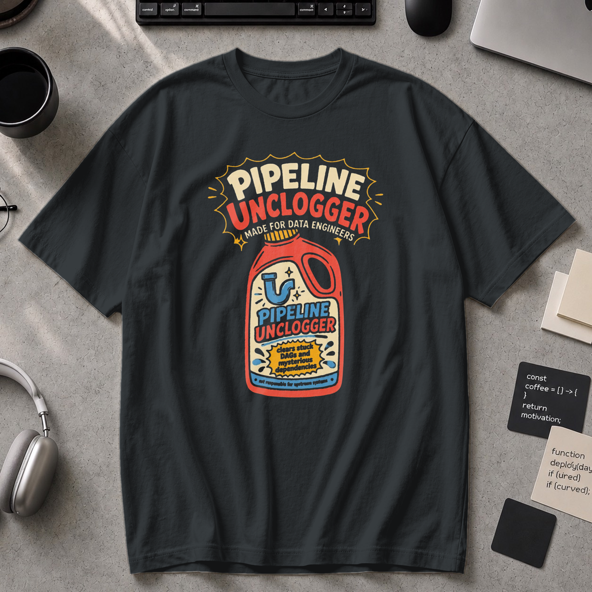 Pipeline Unclogger Premium Shirt - Black