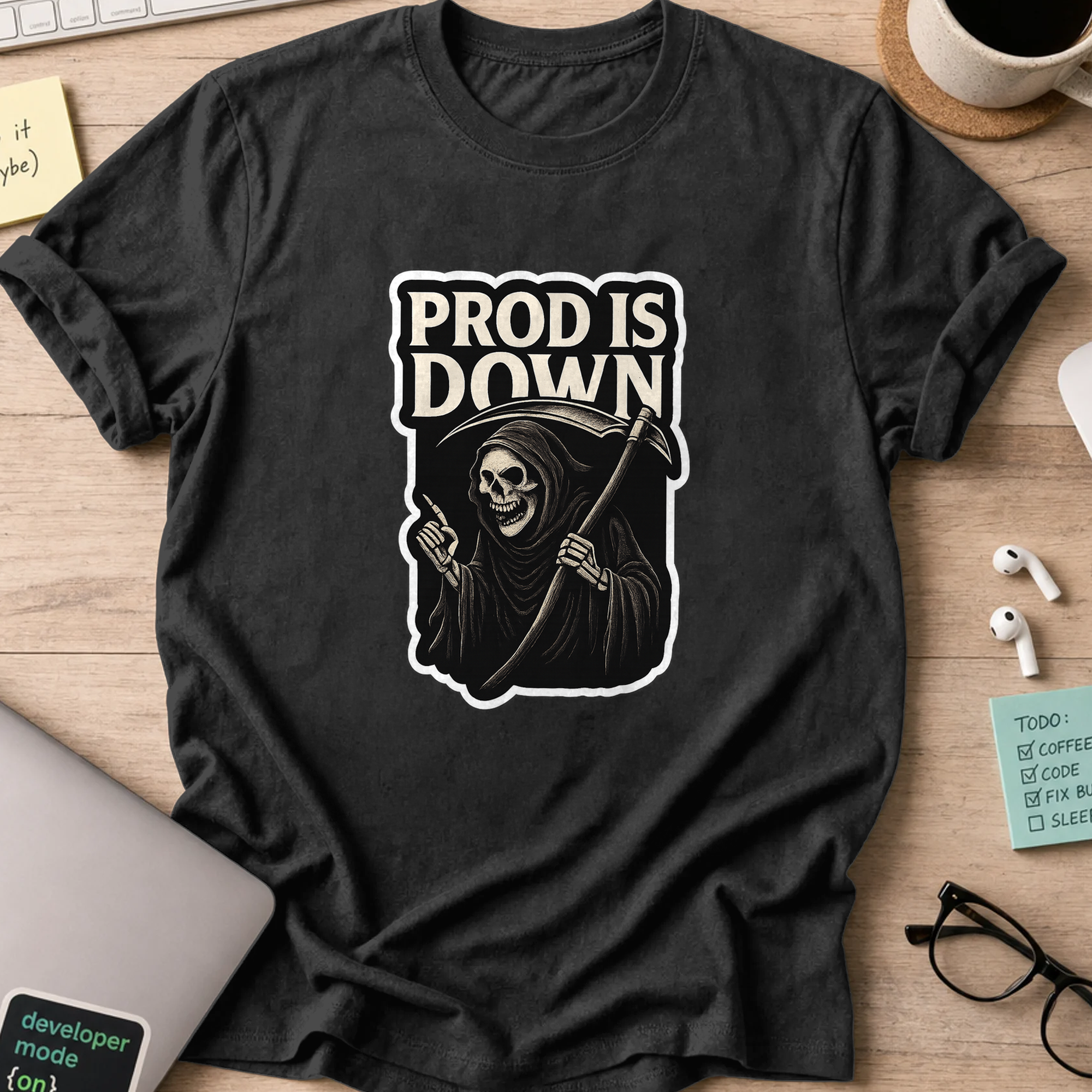 Prod is Down shirt - Black