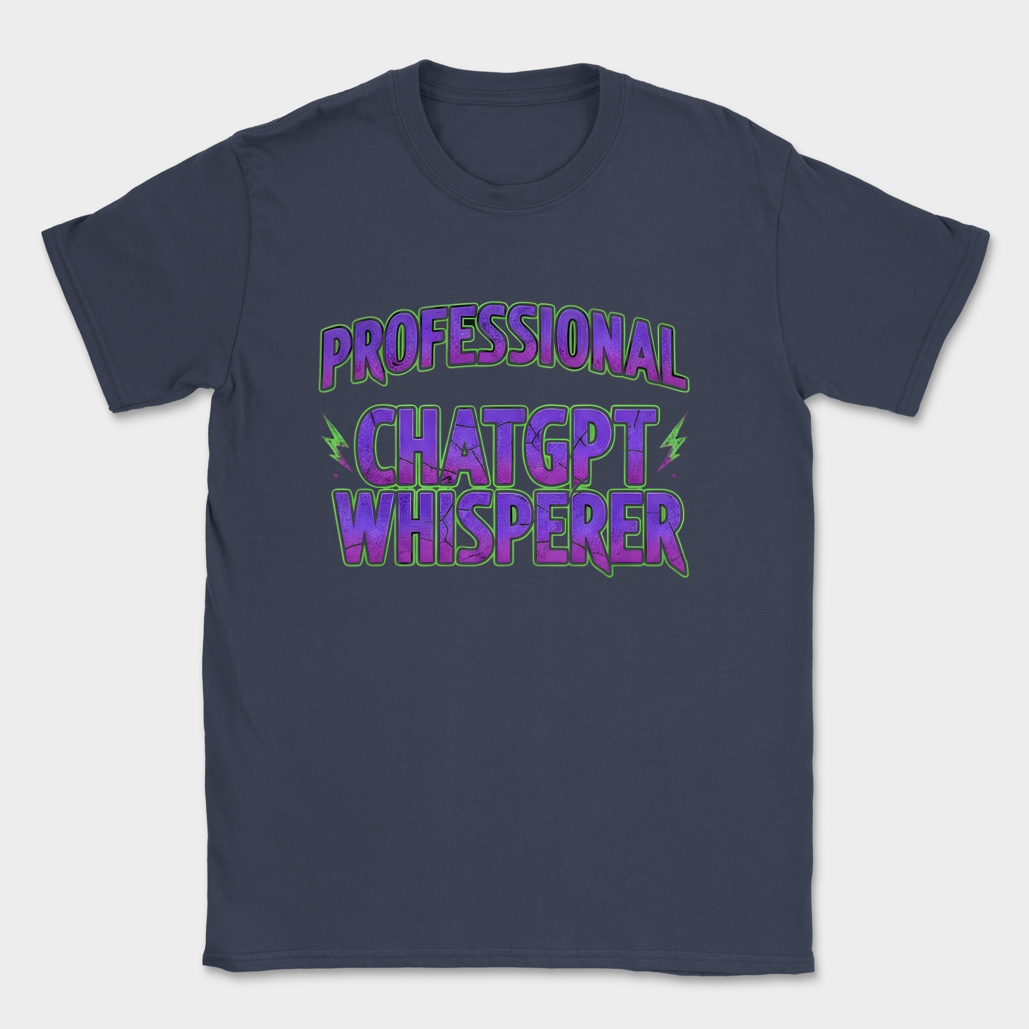 professional chatgpt whisperer shirt — Navy