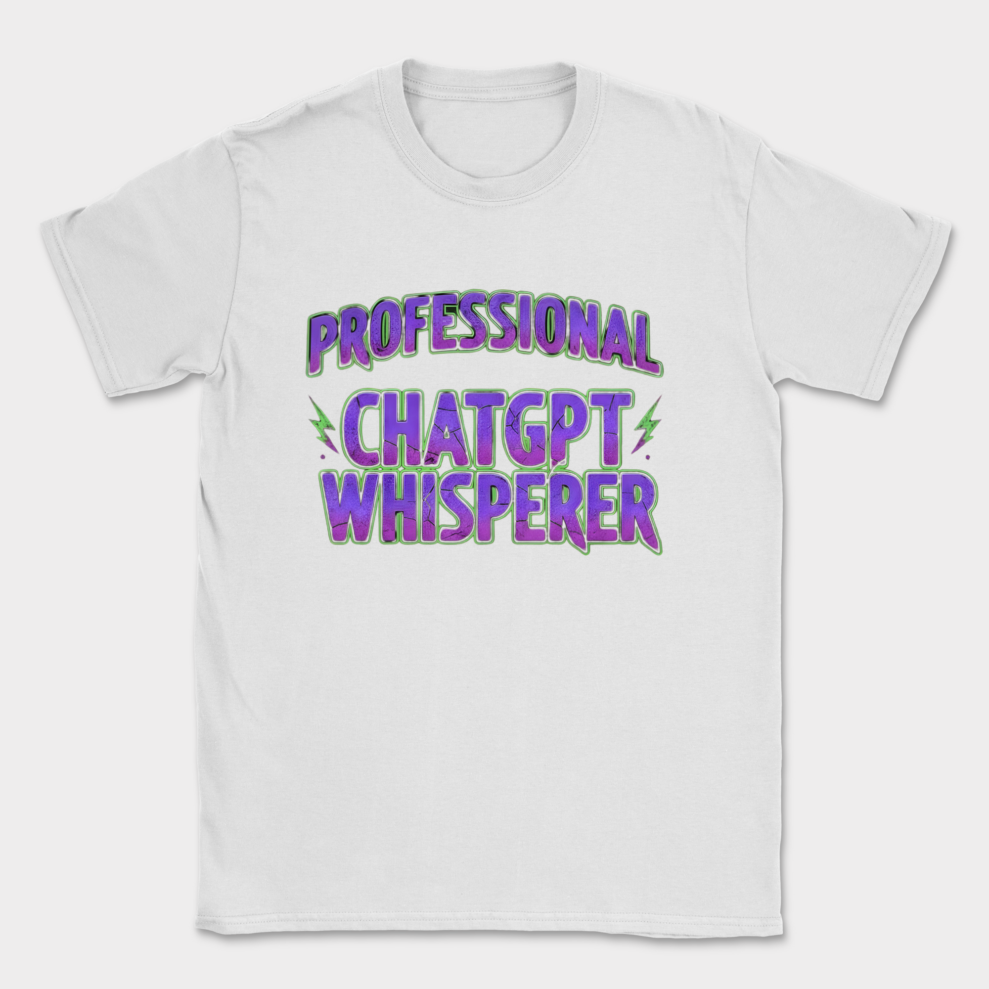 professional chatgpt whisperer shirt — White