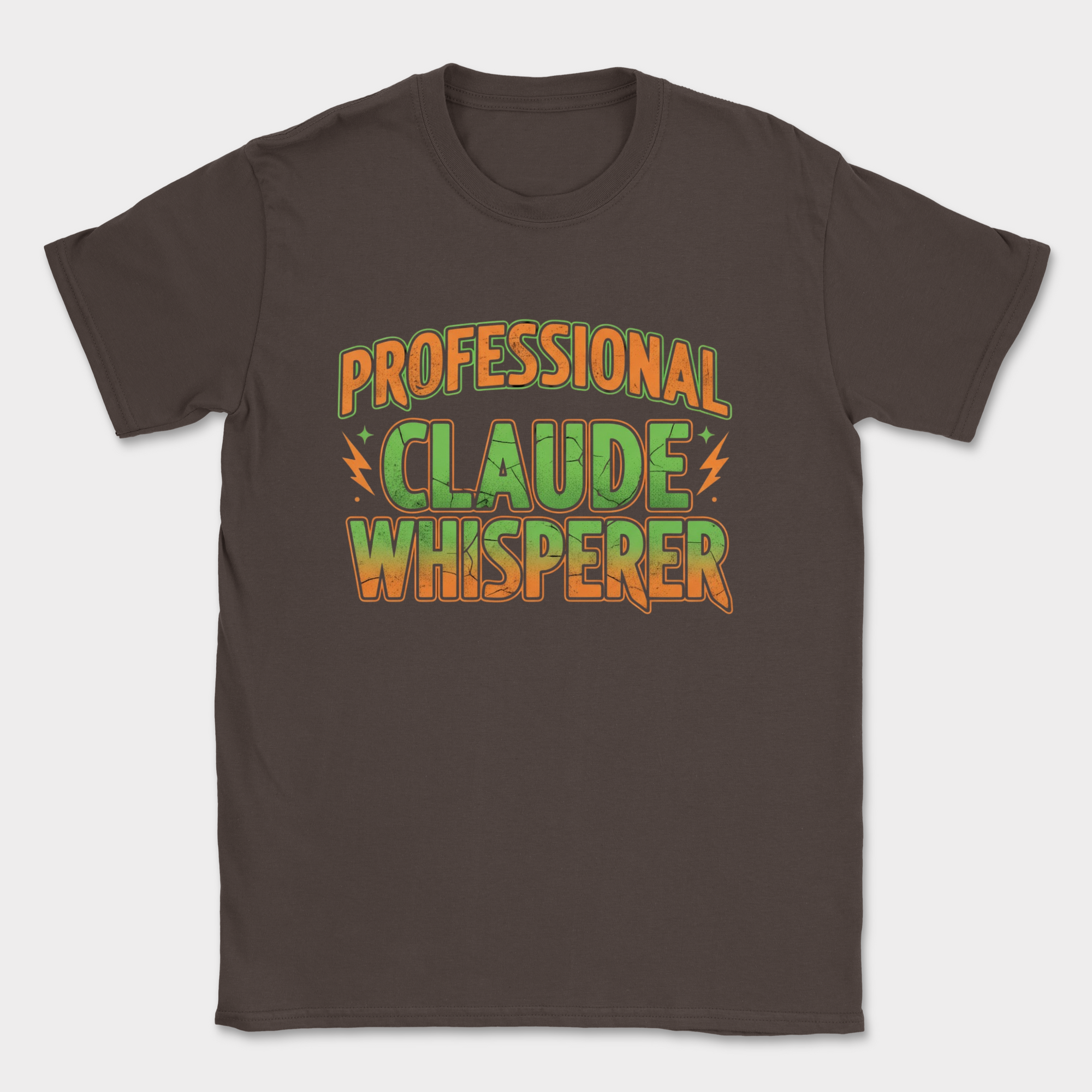 professional claude whisperer shirt — Dark Chocolate