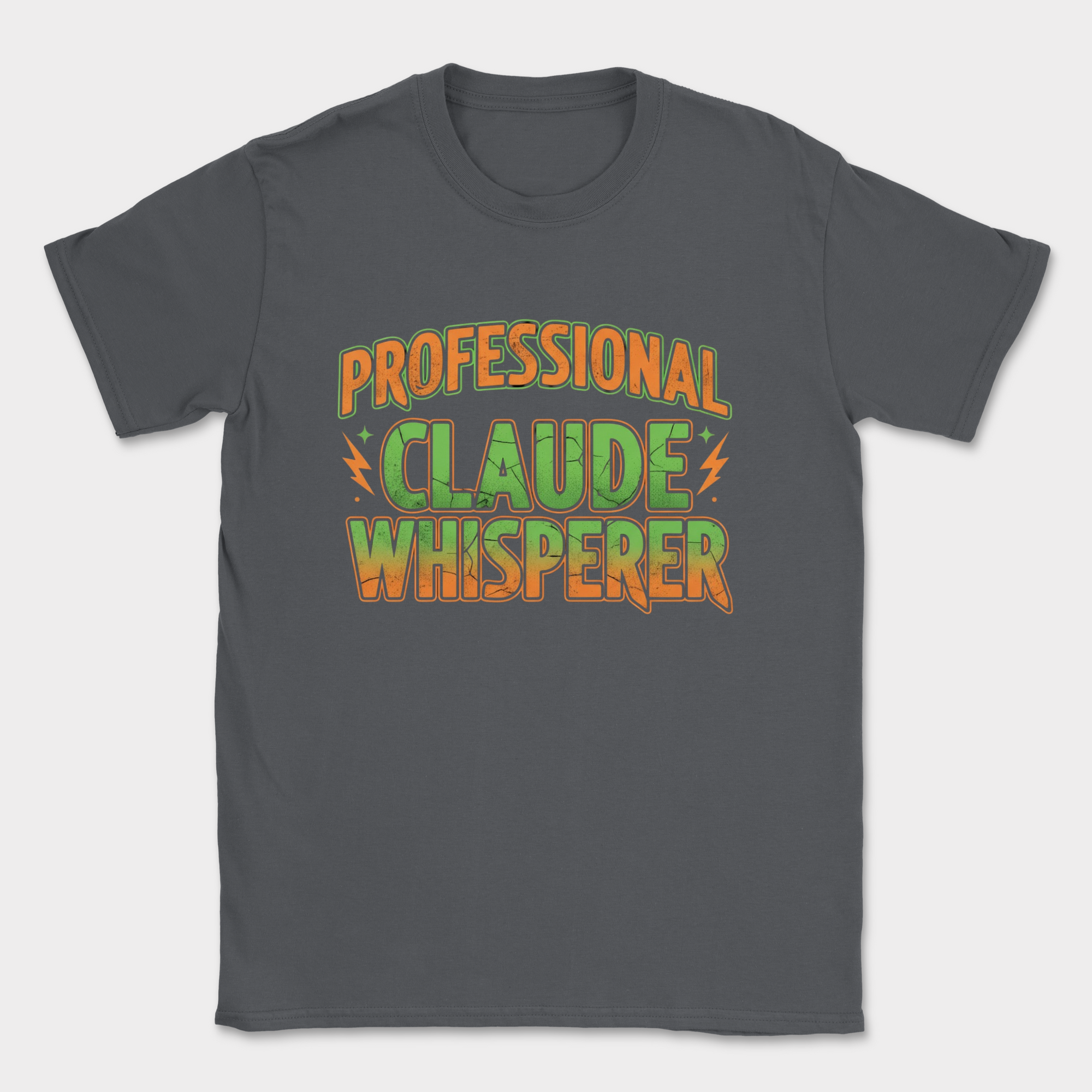 professional claude whisperer shirt — Dark Heather Grey