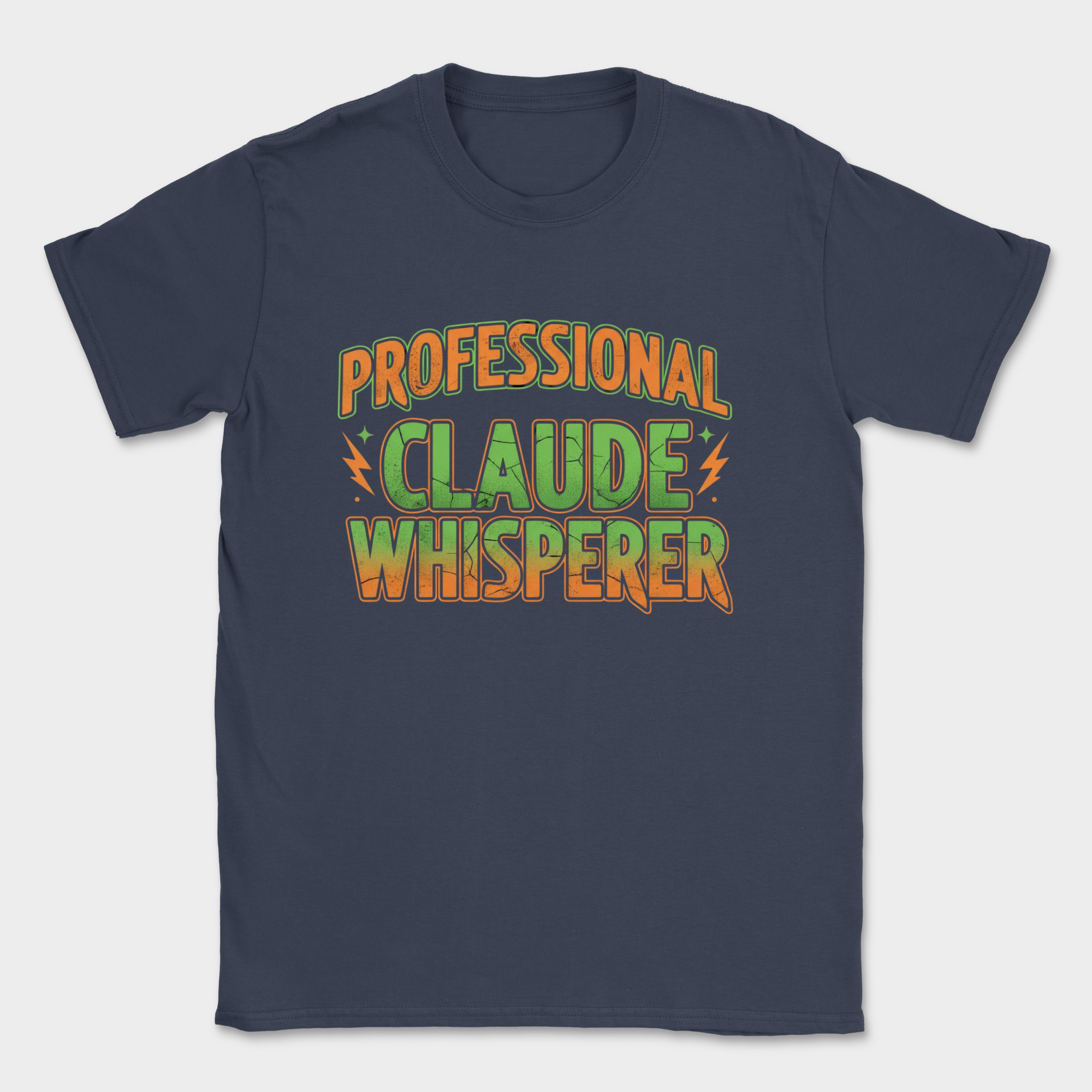 professional claude whisperer shirt — Navy