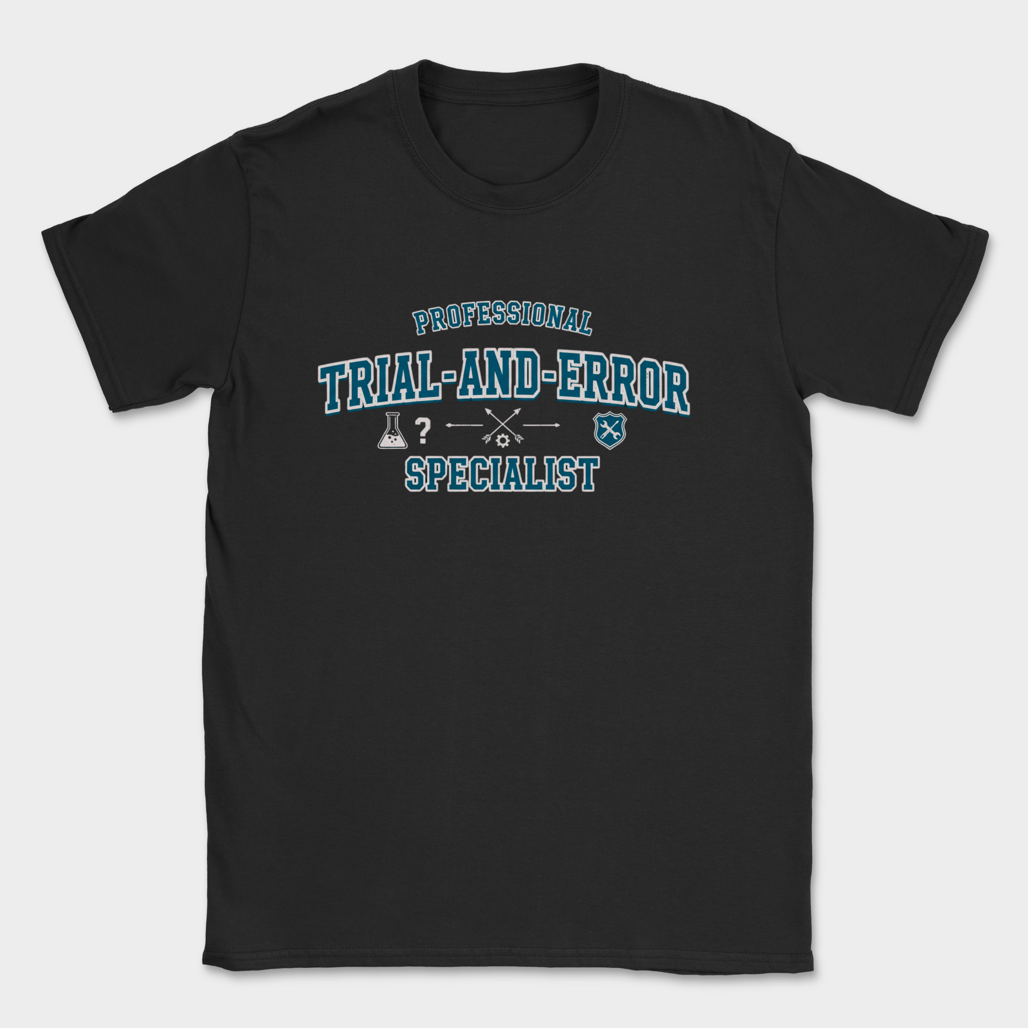 professional trial and error specialist shirt — Black