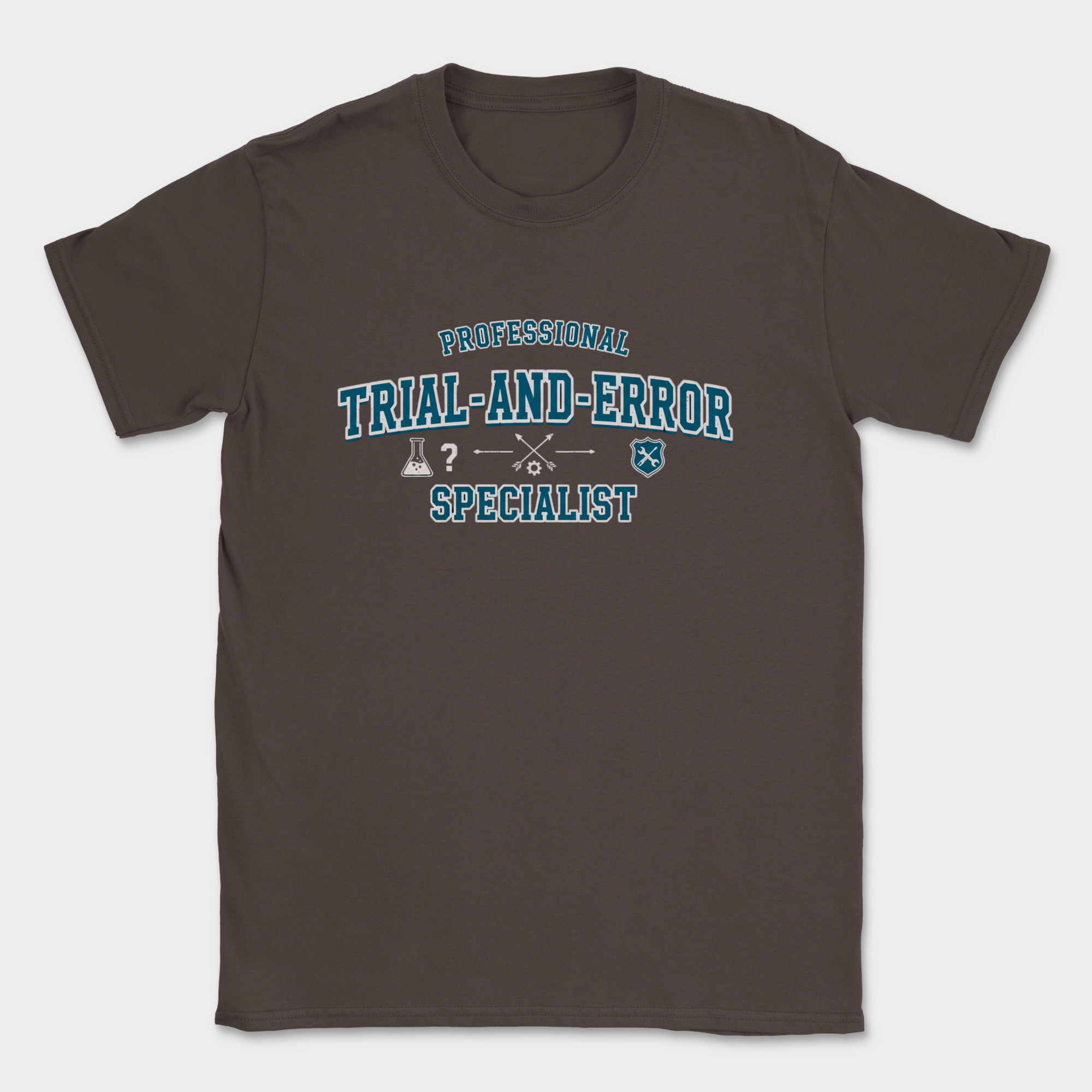 professional trial and error specialist shirt — Dark Chocolate