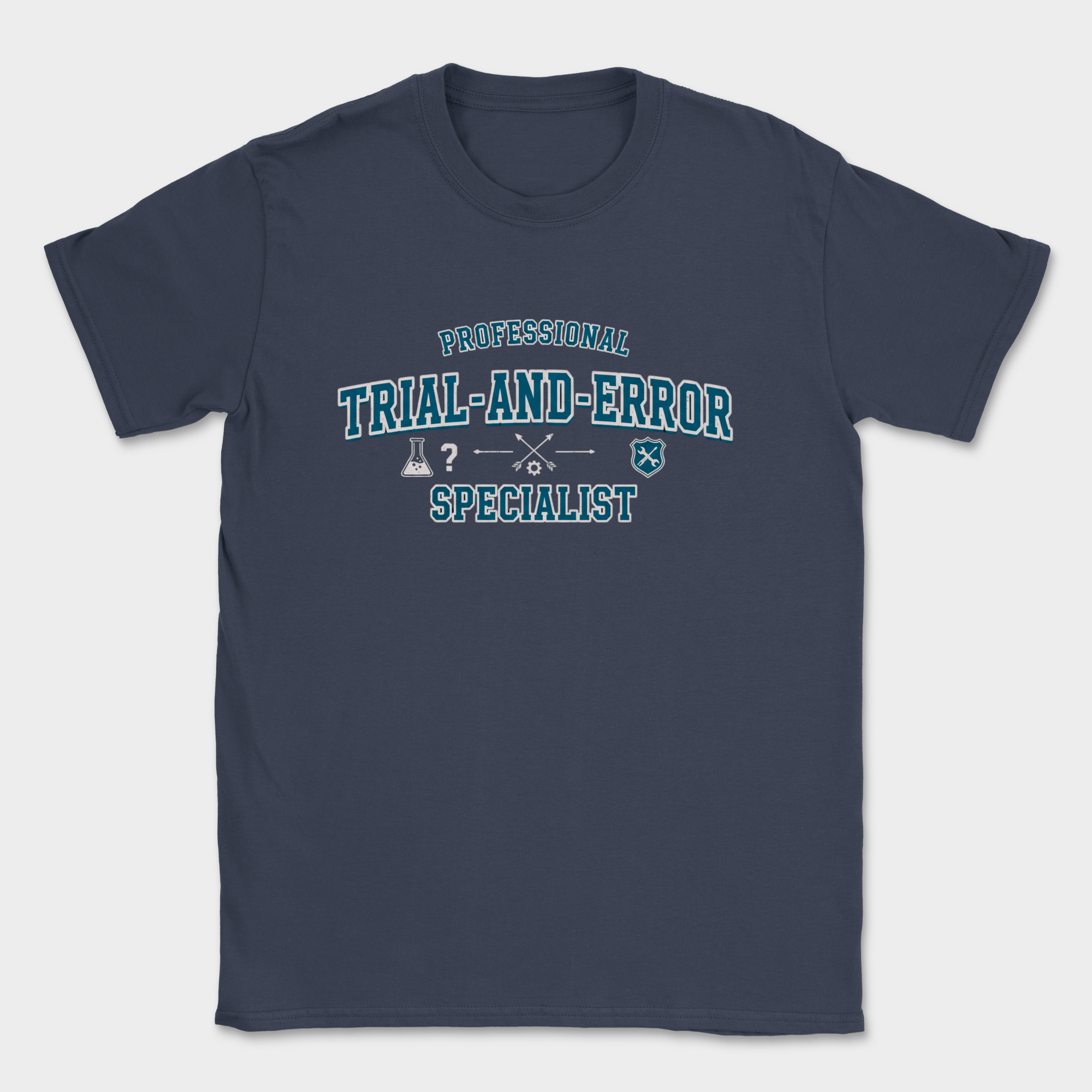 professional trial and error specialist shirt — Navy