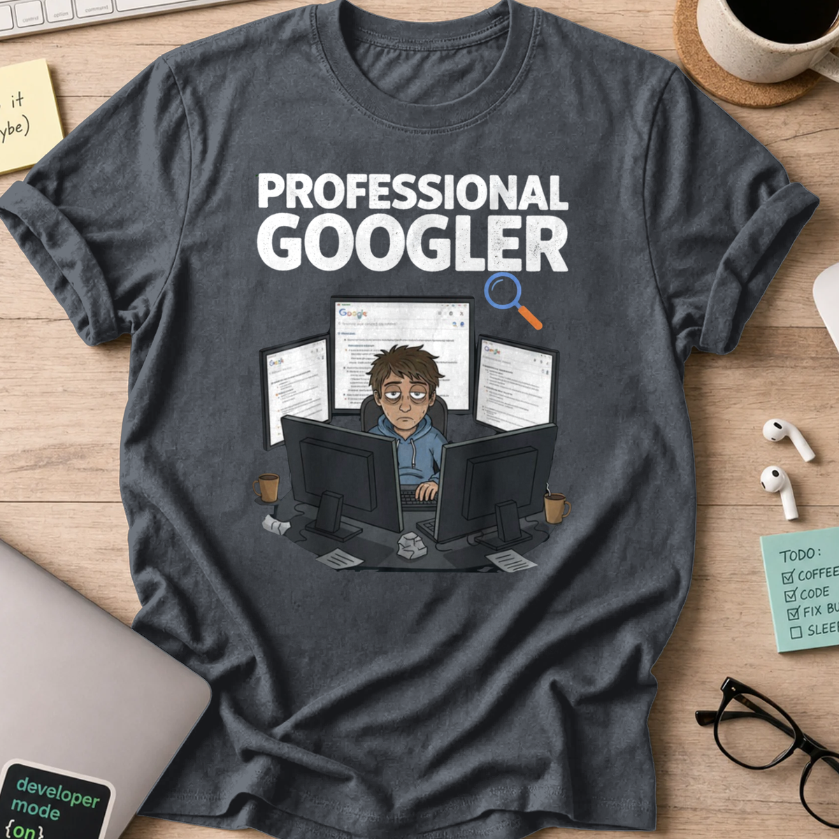 professional googler shirt - Dark Heather