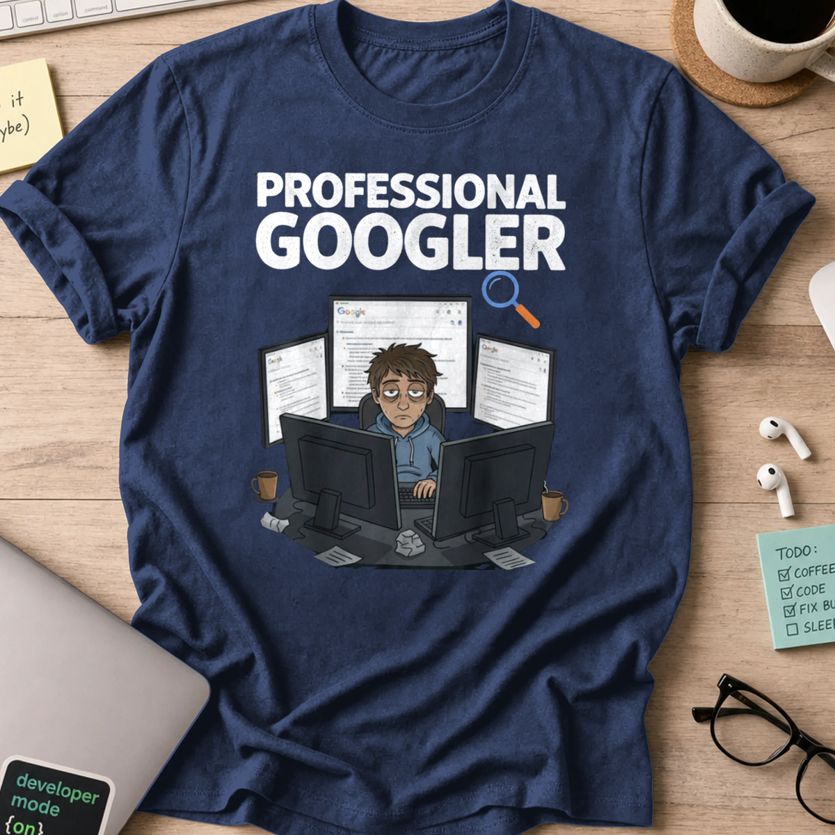 professional googler shirt - Navy