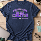 professional ticket creator shirt - Navy
