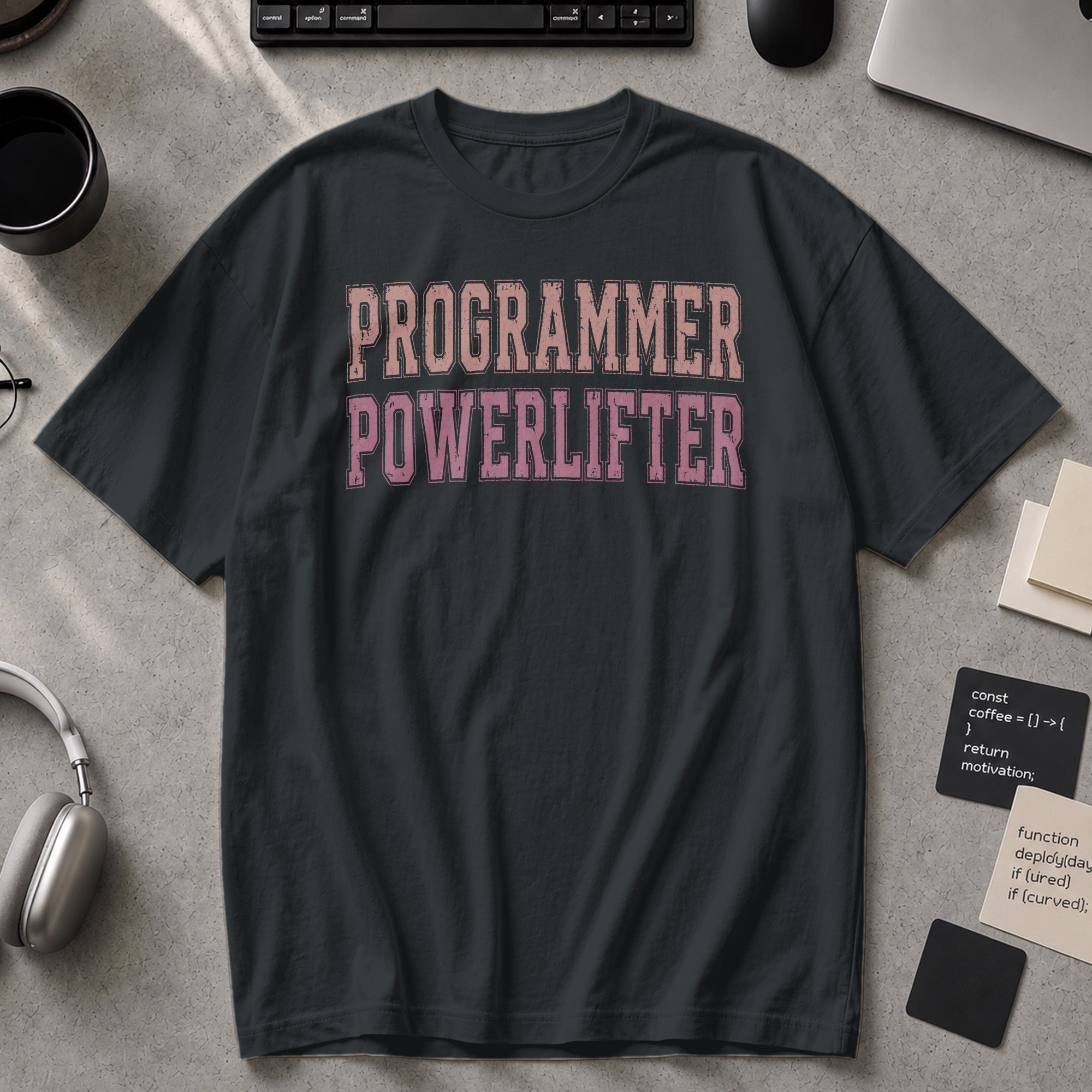 Programmer Powerlifter Premium Shirt - Black