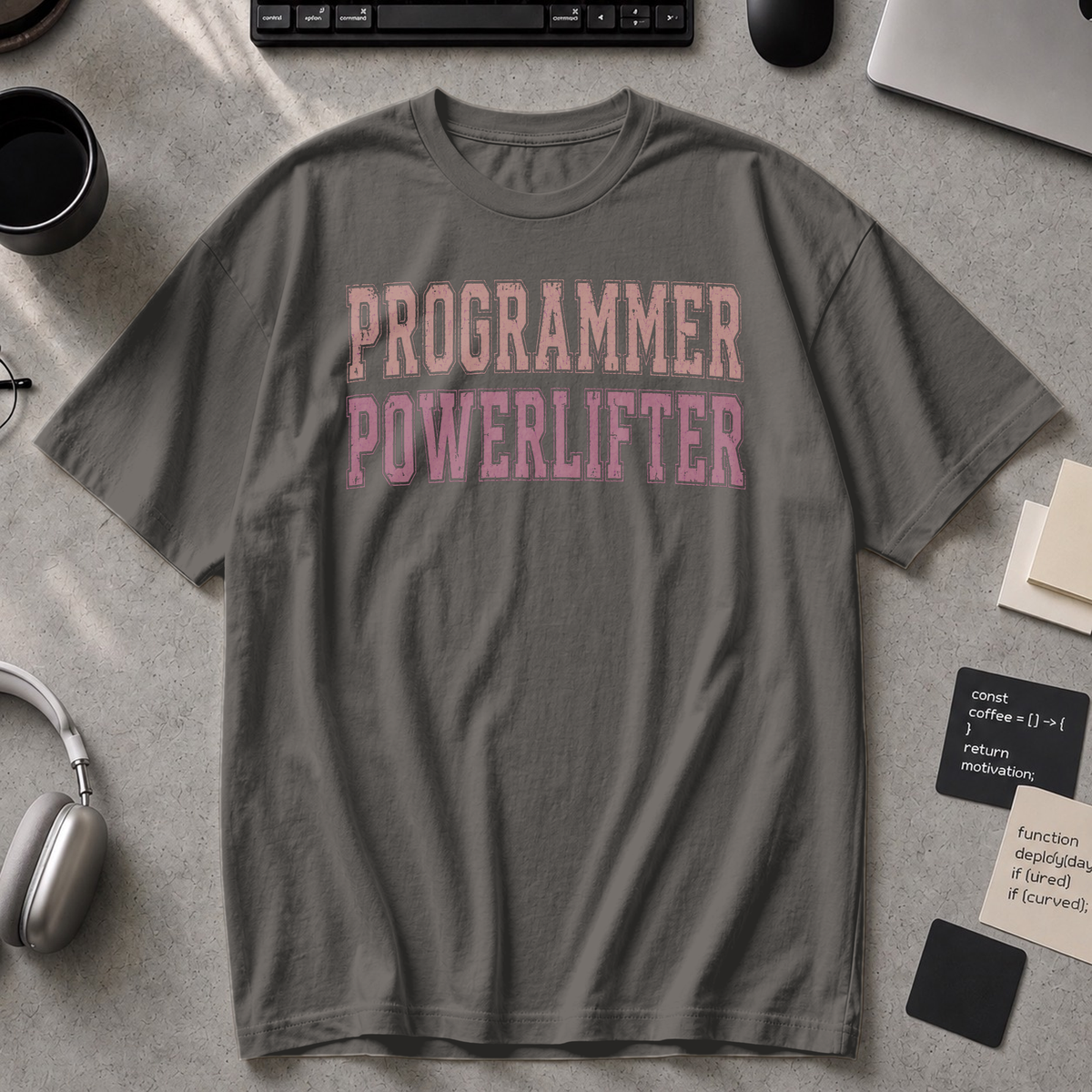 Programmer Powerlifter Premium Shirt - Pepper