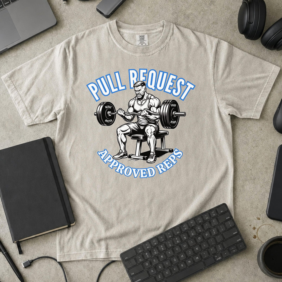 Pull Request Approved Reps Premium Shirt — ivory Premium Shirt mock-up