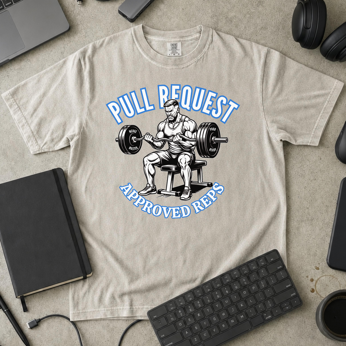 Pull Request Approved Reps Premium Shirt — ivory Premium Shirt mock-up