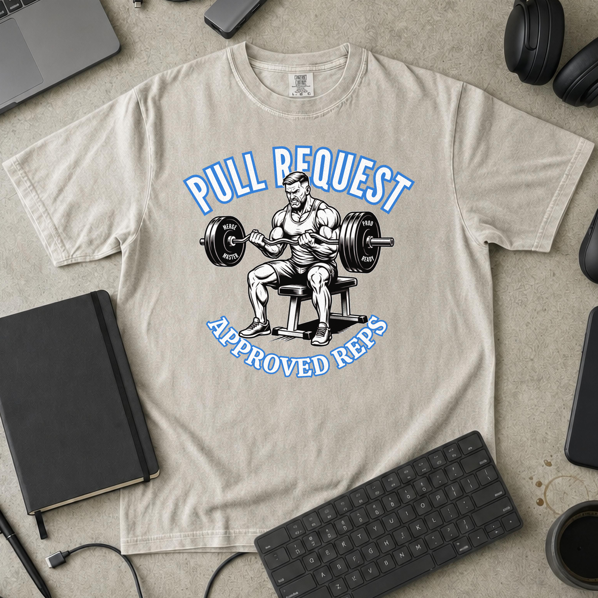 Pull Request Approved Reps Premium Shirt — ivory Premium Shirt mock-up