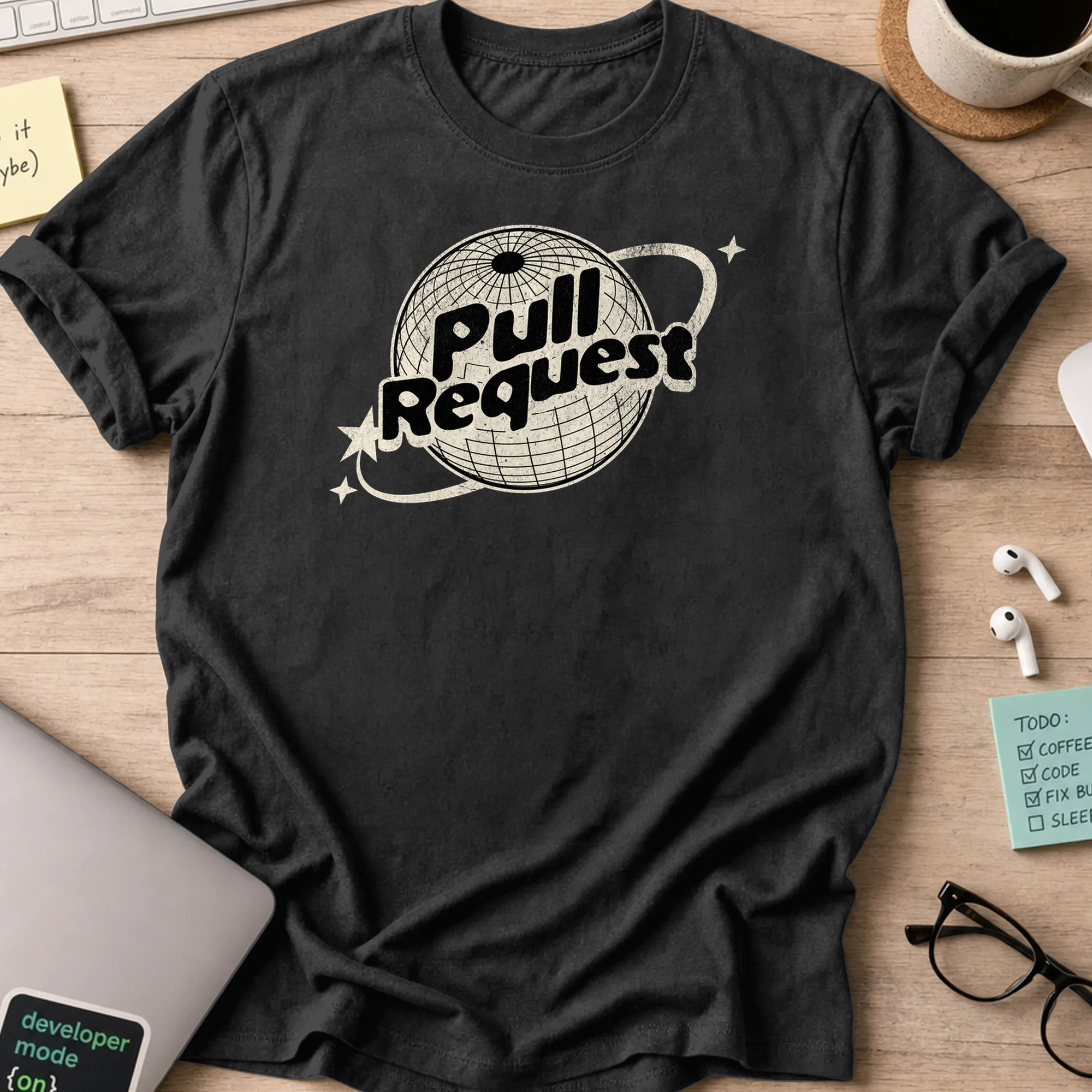 pull request global shirt - Black