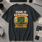 Push It Real Good Git Premium Shirt - Black