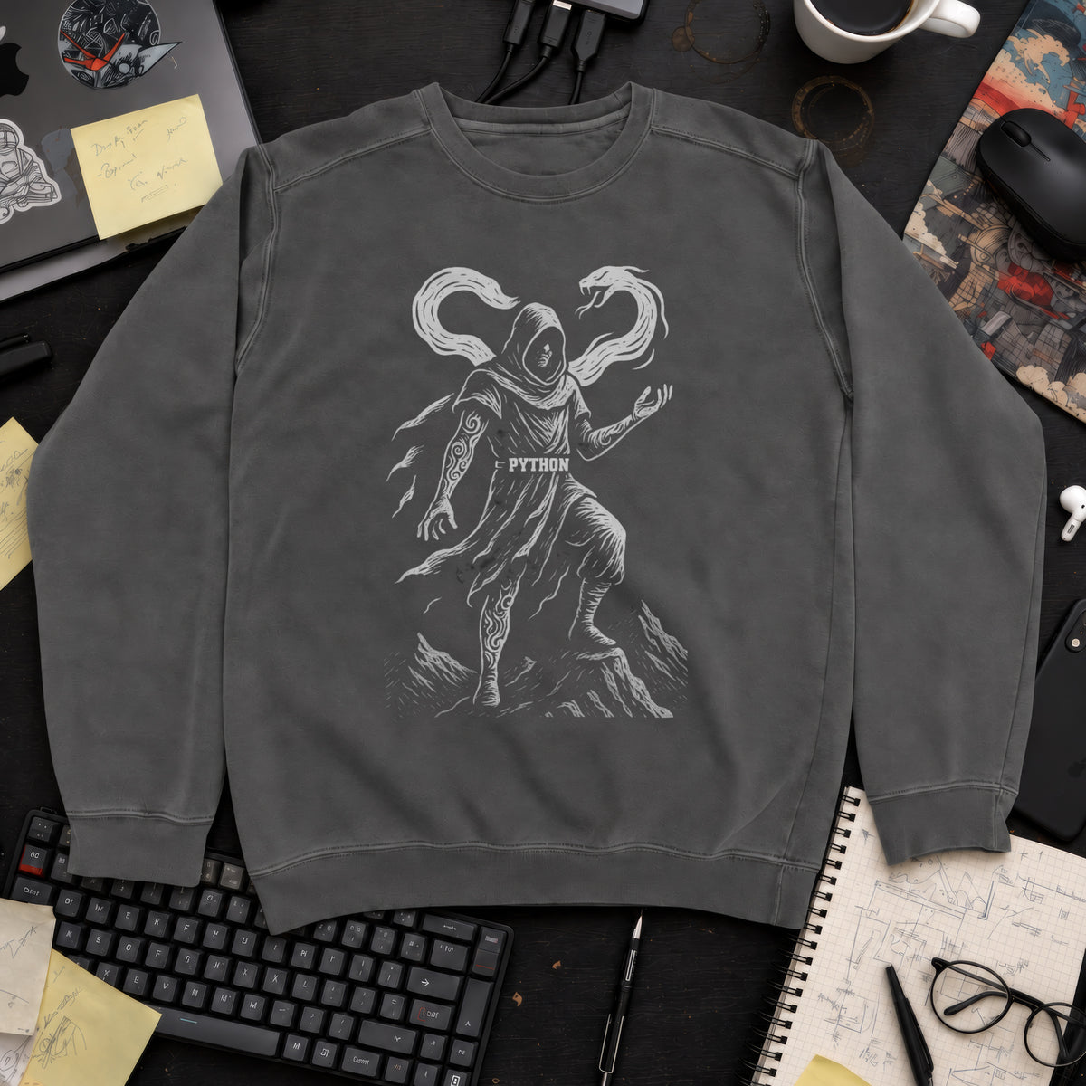 Python Warrior Sweatshirt — Pepper