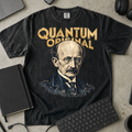 Quantum Original Shirt — Black Comfort Colors 1717 flat lay