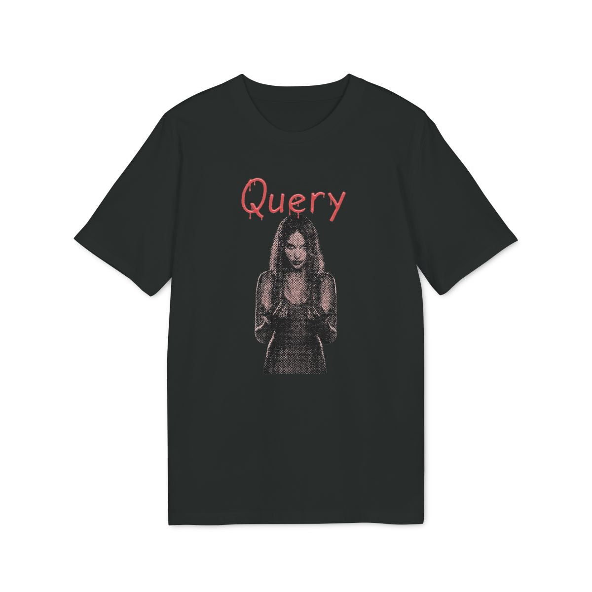 Query Shirt — Black — EU Creator 2.0 front mockup