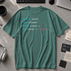 Querying my black Premium Shirt - Blue Spruce