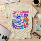 Qwen Is Thinking Shirt — Natural