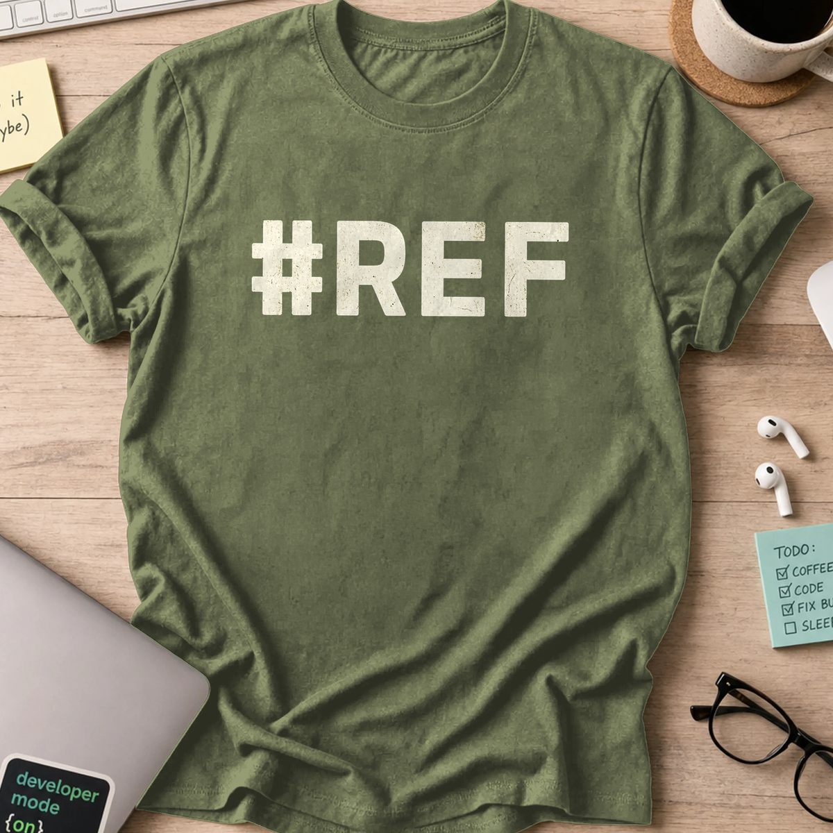 #REF error shirt - Military Green