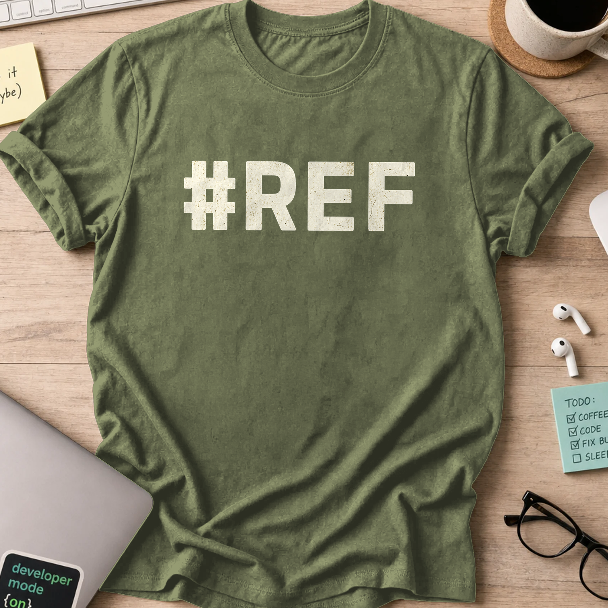 #REF error shirt - Military Green