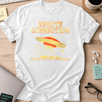 remote connection ufo shirt - White