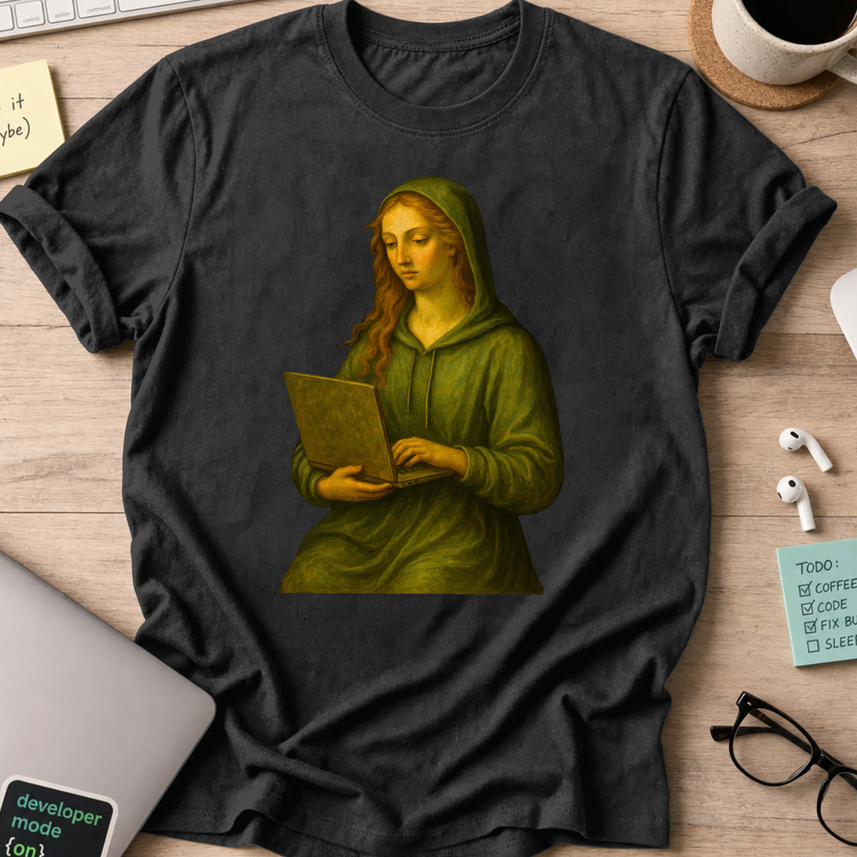 renaissance dev shirt - Black