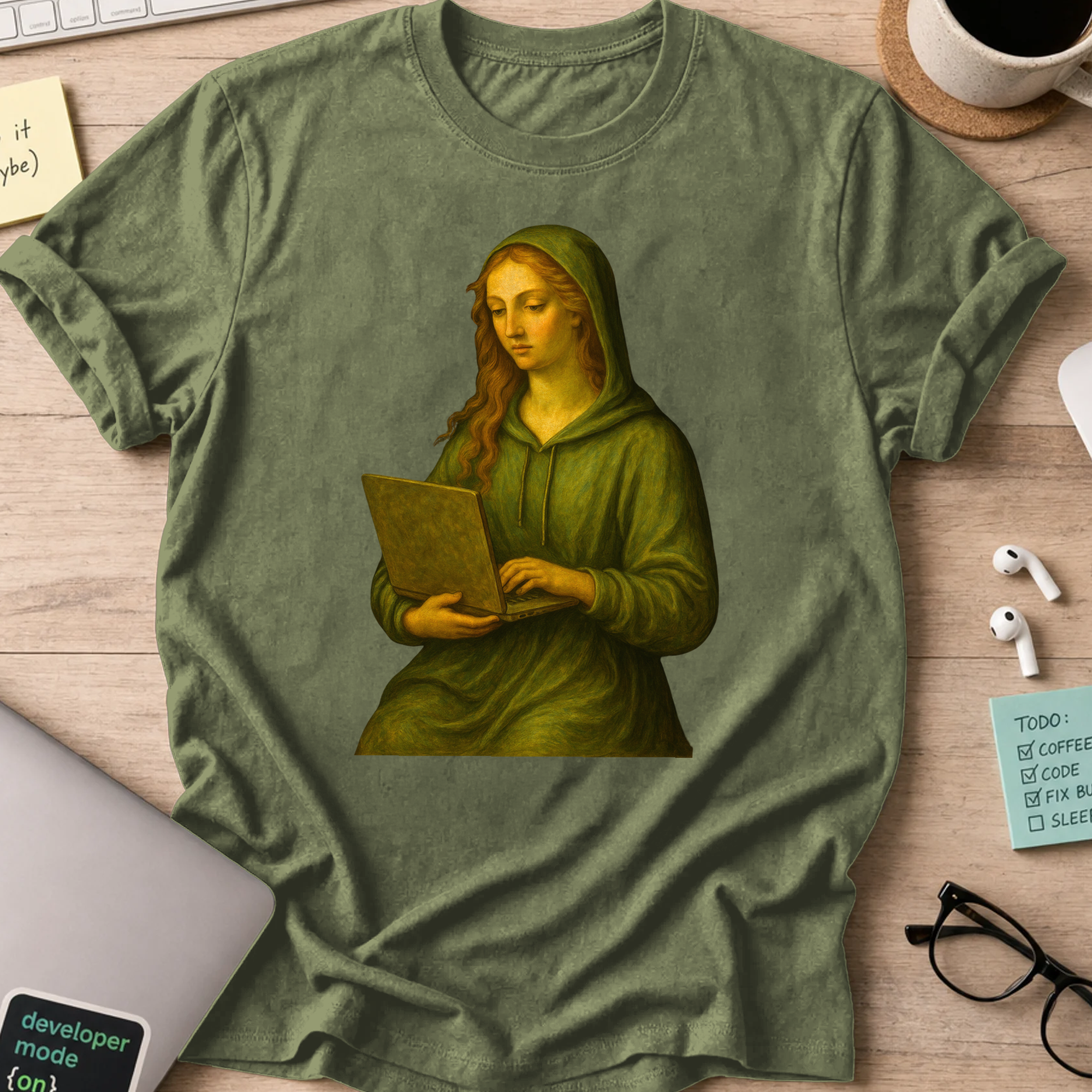 renaissance dev shirt - Military Green