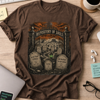Repository of Souls Shirt — Dark Chocolate storefront mockup