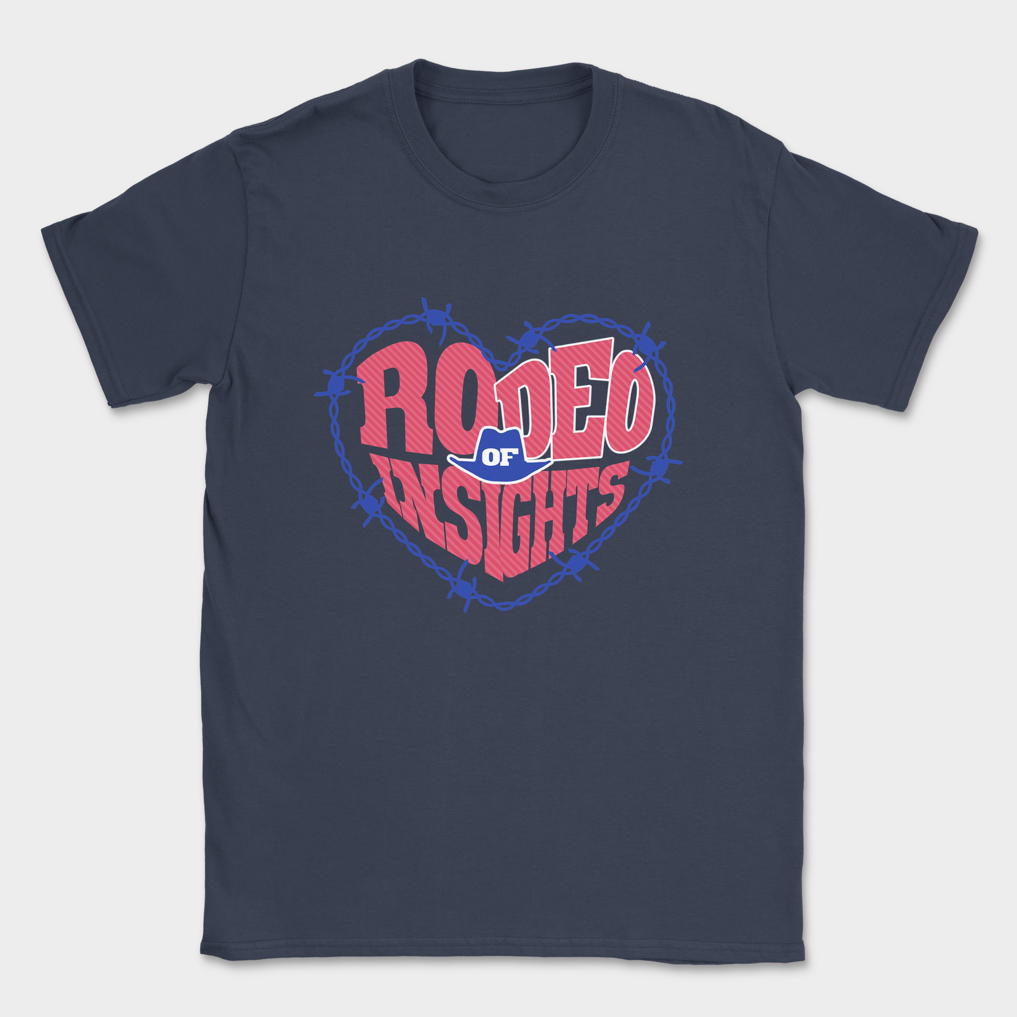 Rodeo of Insights - Heart — Navy